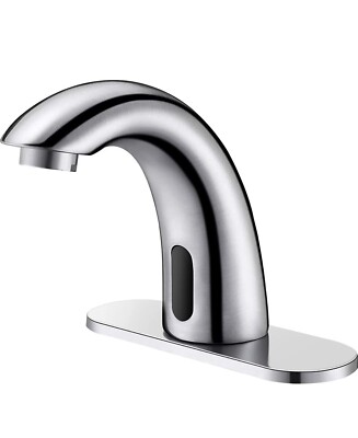 Yodel Automatic Touchless Sensor Tap Hot Cold Mixer Faucet, Brushed Nickel