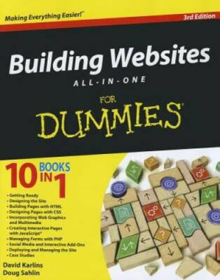 Building Websites All-in-One For Dummies - Paperback By David Karlins - GOOD