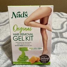 Nad's Original Hair Removal Gel Kit All Skin Types Hypoallergenic High quality D