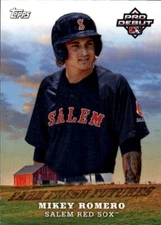 2023 Topps Pro Debut Mikey Romero #FF-11 Farm Fresh Futures Salem Red Sox 10H