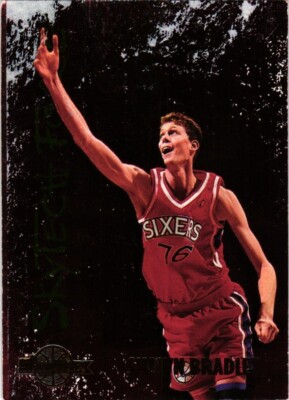 1995 Skybox SkyTech Force Basketball Shawn Bradley #SF4 Philadelphia 76ers VgEx