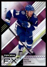 2021-22 UPPER DECK SYNERGY FX ROOKIES PURPLE ROSS COLTON 086/749 TAMPA BAY