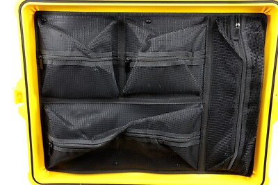 2026 Mesh Lid Organizer fits Pelican Storm im2700 im2720 im2750 case + nameplate
