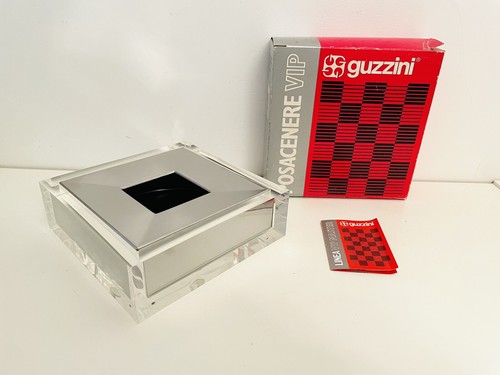 ๐ GUZZINI Vip portacenere vintage in Lucite anni 70 80