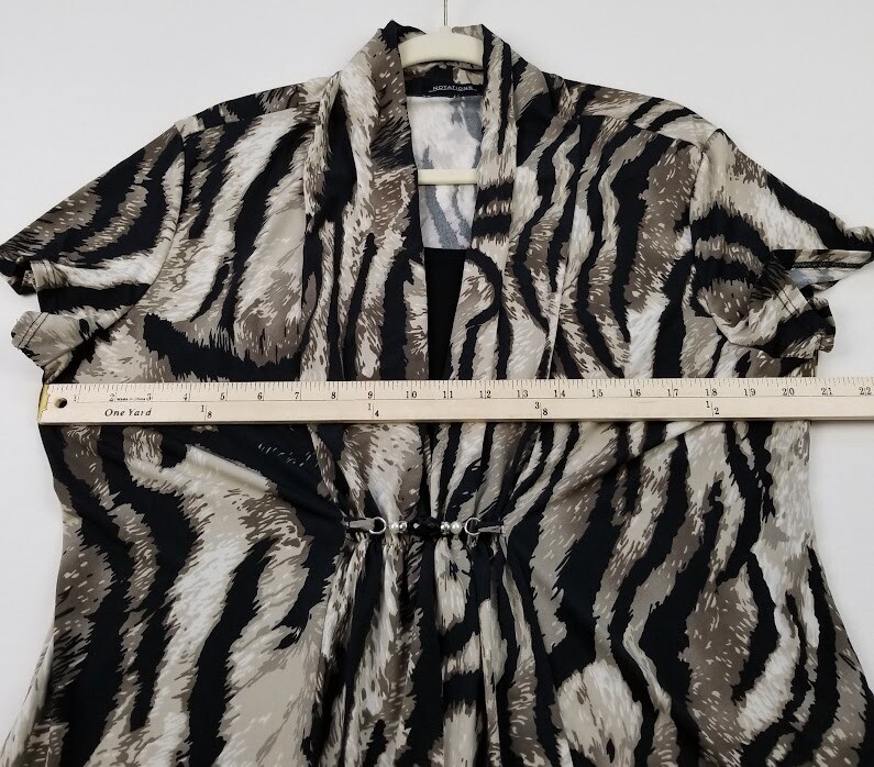 Notations Blouse Women’s Extra Large Multicolor A… - image 7