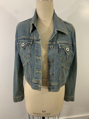 Levis Western Denim Jacket Womens Large - Picture 2 of 12