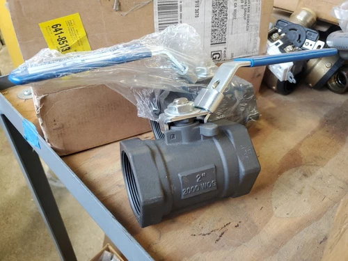 Milwaulkee Valve 10CSOD 2" 2000WOG valve