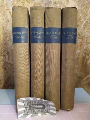 Eichendorffs Werke in vier Bänden [4 Bd. komplett]. (Diotima-Klassiker).