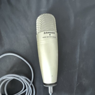 Samson C01U USB Condenser Microphone Cardioid Plug & Play Silver