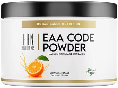 HBN Supplements EAA Code Powder, 280 g Dose, Orange Lemonade