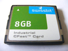 - - -  8GB CFast Card Industrial ( 8 GB CFast Karte ) SWISSBIT gebraucht  - - -