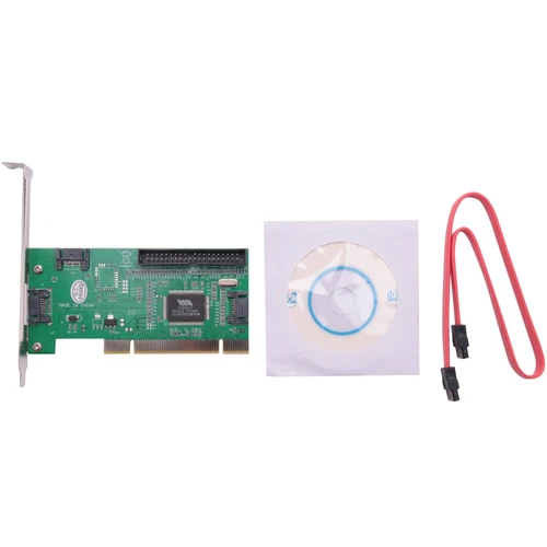 4 Port SATA PCI Expansion Card &IDE VIA VT6421a chipset J2T56713