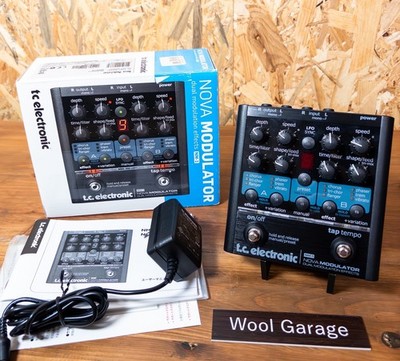 TC Electronic NM-1 Nova Modulator Effekpedal für Gitarre mit Adapterbox aus...