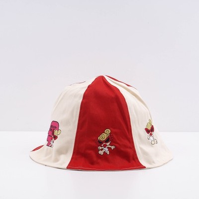 Brain Dead x Hysteric Mini Herren rot bestickt Tulpenmütze Größe S/M