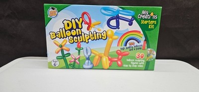 Beginner's Balloon Sculpting Kit - Makes 30+ Creatures, Includes Pump & Manual