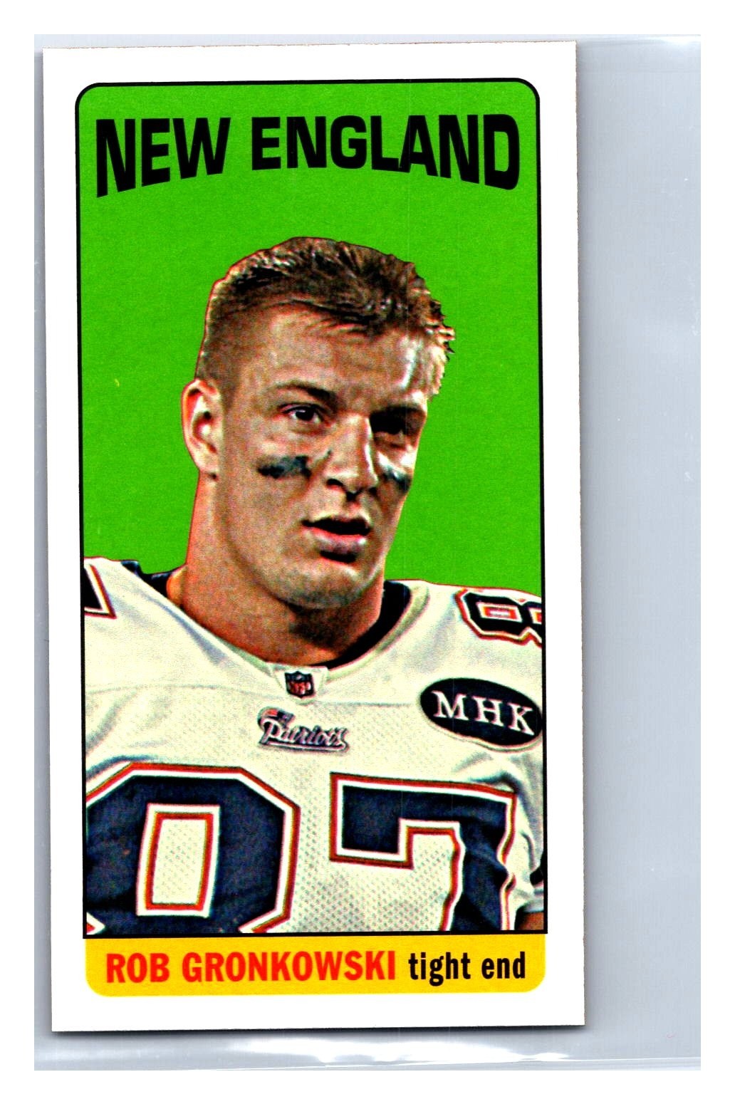 Rob Gronkowski 2012 Topps 1965 Topps Mini #30 New England Patriots