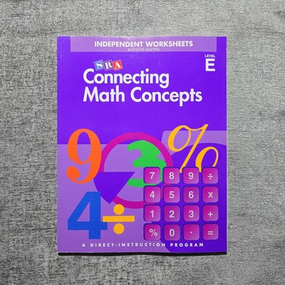 SRA Connecting Math Concepts ( LEVEL C ) - Worksheets Blackline Masters Workbook