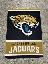 JACKSONVILLE JAGUARS 28"X40" BANNER FLAG BRAND NEW WINCRAFT