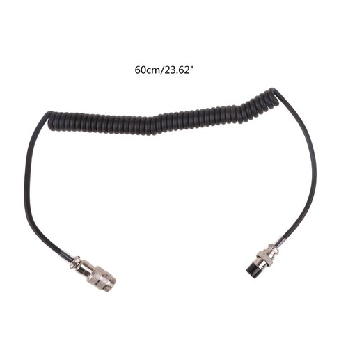 For CB Ham Radio Two Way Radio 5Pin Mic Microphone Extension Cable Flexible Cord - Afbeelding 8 van 8