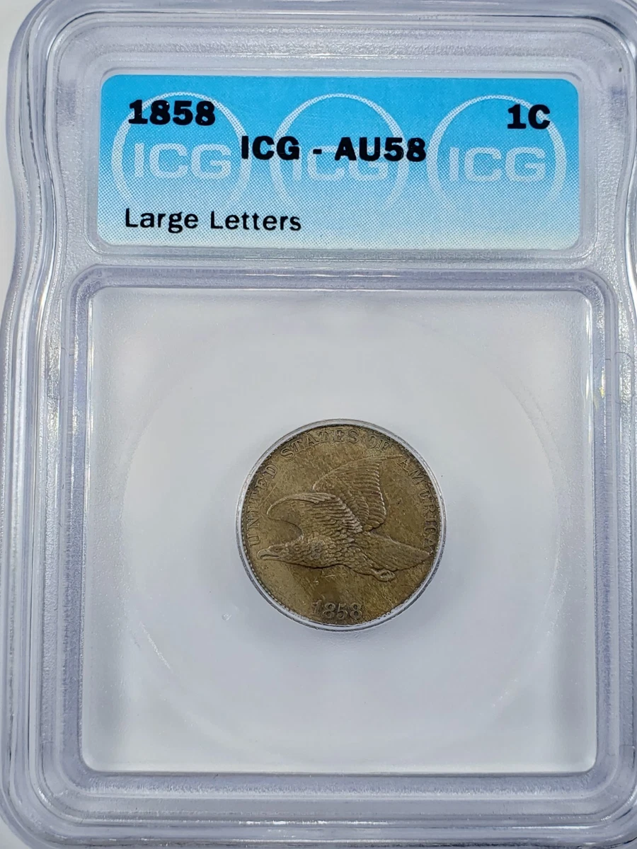AU 58 Graded Flying Eagle Small Cents (1856-1858) for sale | eBay