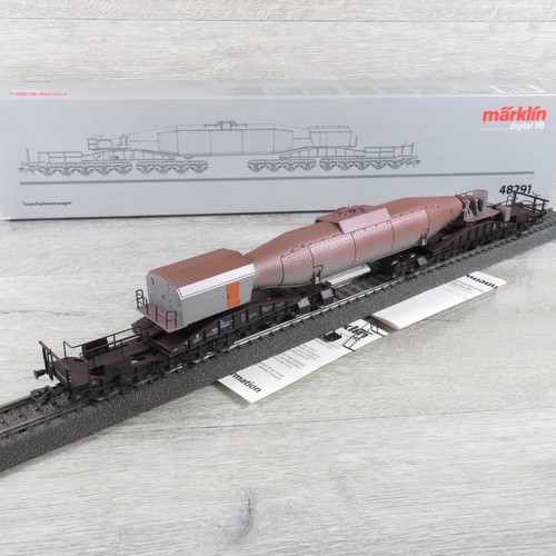 MÄRKLIN 48291 - H0 - DB - Torpedopfannenwagen - OVP - #S61208 | Zustand: Gebraucht
