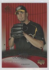 2005 Upper Deck Reflections Future Reflections Red /99 Oliver Perez #117 0q3