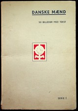 Peder Skram Ole Romer F. E. Bording Danish Men 50 Stamp Cards With Text 1944