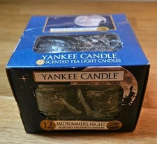 New Yankee Candle 12 Pack Scented Tealight Candles Midsummer Night