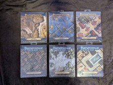 Pathfinder Flip-Mat 6 Map Bundle: Night Market, Estate, Slums - FREE SHIPPING
