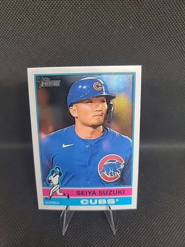 2025 Topps Heritage Seiya Suzuki #253 Chrome Parallel Cubs