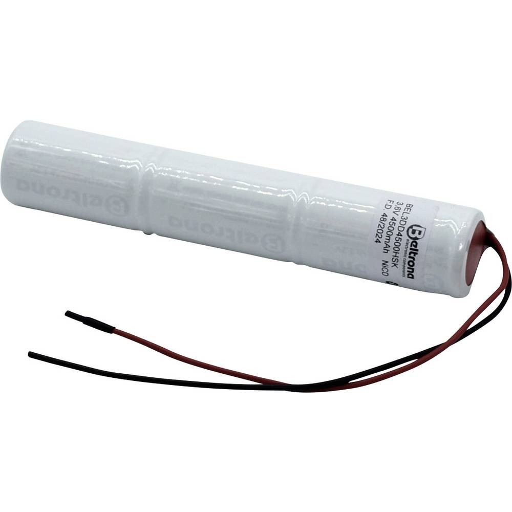 Pile rechargeable NiCd 3.6 V 4500 mAh Beltrona BEL3DD4500HSK accu de remplacement industriel