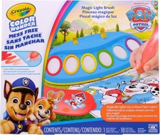 Crayola PAW Patrol Color Wonder Magic Light Brush Mess Free Painting Kit for K