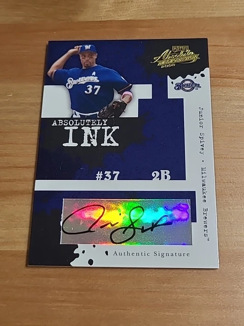 2005 Playoff Absolute Memorabilia Absolutely Ink /75 Junior Spivey #AI125 Auto $