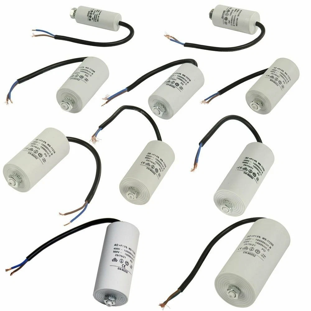 demi-charge condensateur Betriebskondensator 16uF 16µF avec demi-charge condensateur Betriebskondensator 16uF 16µF avec