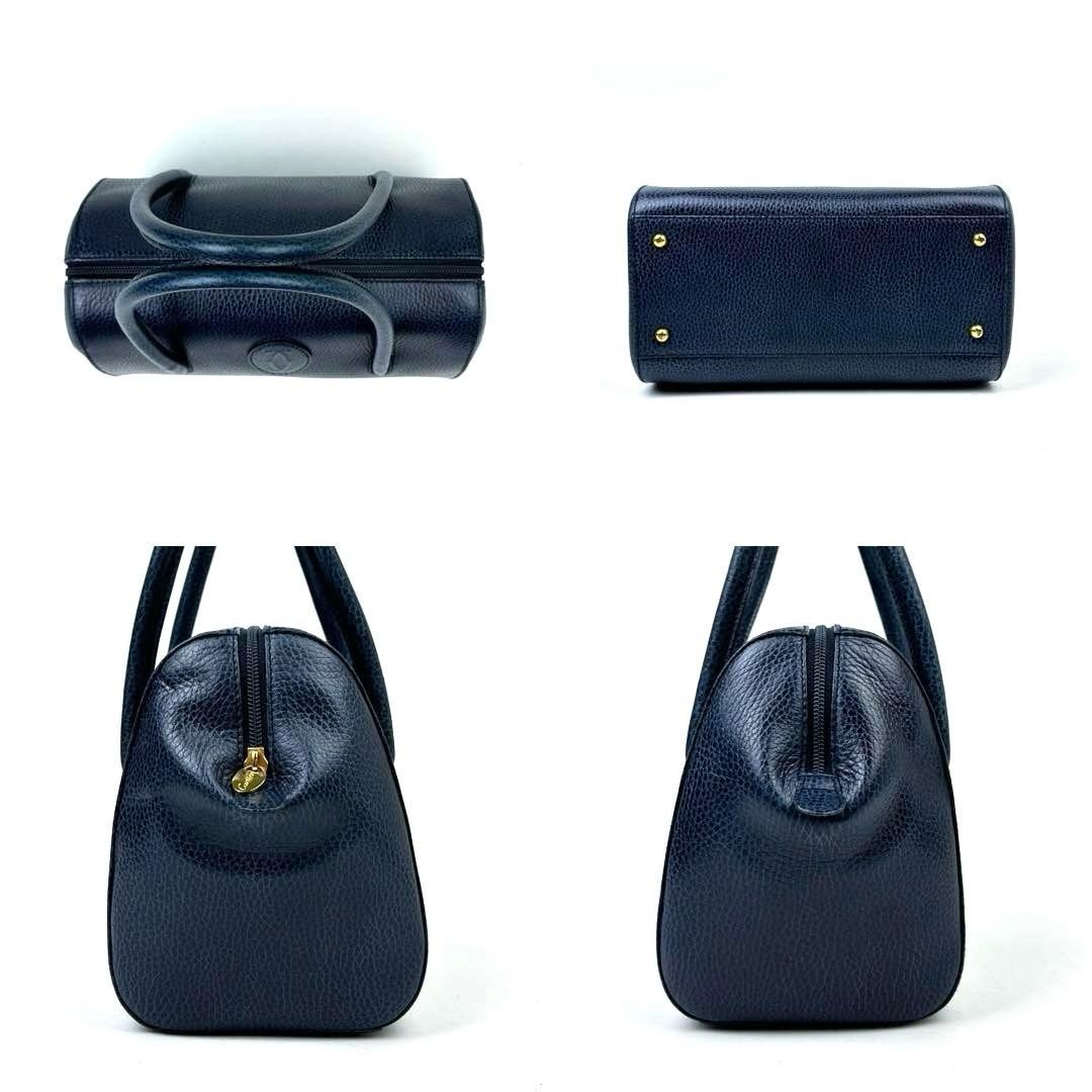 Cartier Hand Bag Must Navy Leather Vintage Vtg Authentic Used image 3
