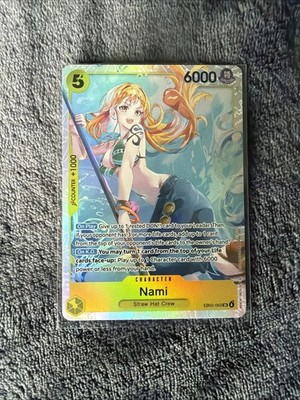 One Piece TCG - Nami ENGLISH EB03-053 HEROINES SR - Near Mint FREE SHIPPING