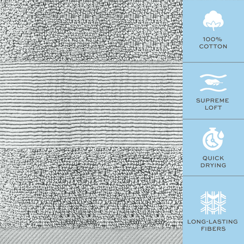 Resort Collection Soft Hand Towels  16x27 Luxury Hotel Plush & Absorbent Cotton - Picture 3 of 5