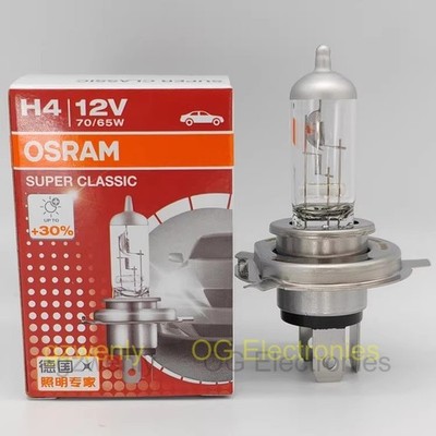 OSRAM H4 62281 12V 70/65W +30% light P43t SUPER CLASSIC Car Headlights Bulb LAMP