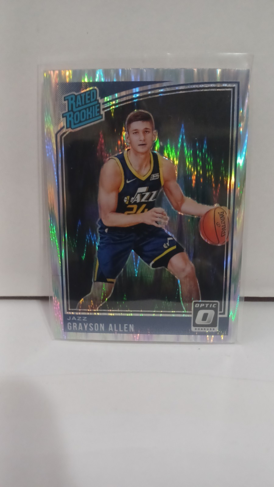 2018-19 DONRUSS OPTIC - RATED ROOKIE GRAYSON ALLEN #156 SHOCK PRIZM (RC)
