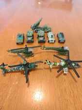Micro Machines Mix Military Vehicle Lot x10