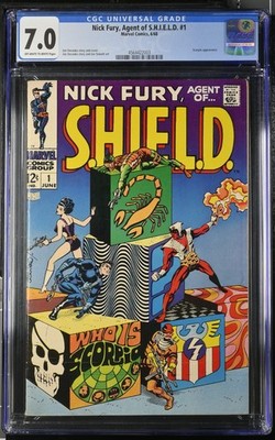 Nick Fury, Agent of S.H.I.E.L.D. (1968) #1 - CGC 7.0 - Scorpio appearance