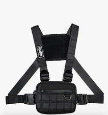 Water Resistant Chest Bag - Lightweight Tactical Chest Bag For Outdoor Black