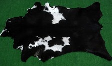 Luxury Goat hide Rug Hair on Area Rug Size 36"x24" Animal Leather Goat Skin G262