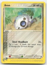Aron 56/100 EX Sandstorm Common Pokemon LP on eBay