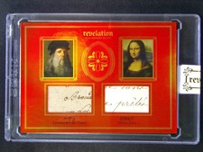 2025 Eternal Revelation Leonardo DA Vinci Mona Lisa History Relic Red /25