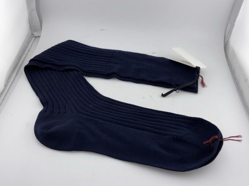 William Abraham Socken superfeine Merinowolle 140er Piano Navy, 9,5-10,5
