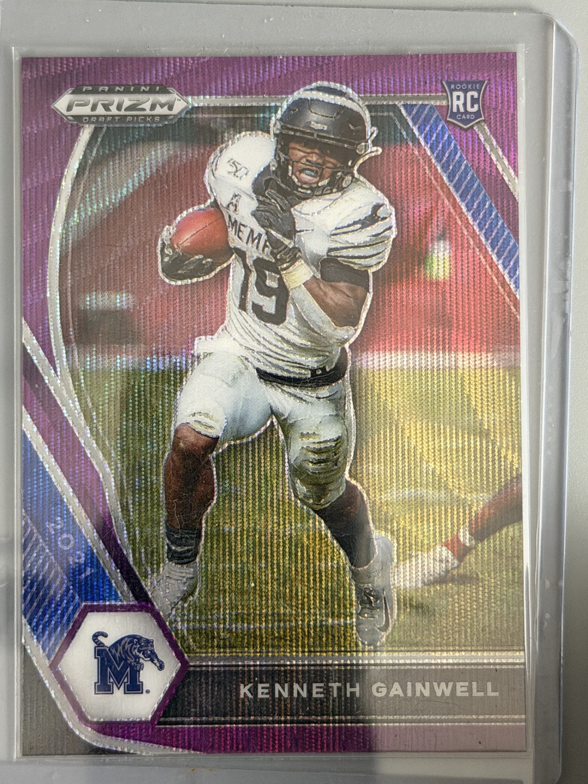 2021 Panini Prizm Draft Picks - Kenneth Gainwell #113 Purple Wave Prizm (RC)