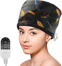 Hair Steamer Cap, Portable Hair Care Hat with 10 Mode Temperature Control, 110V
