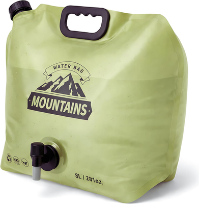 #ad Camping Water Container 2 Gallon Collapsible Water Jug with Spout Reusable BPA $10.99