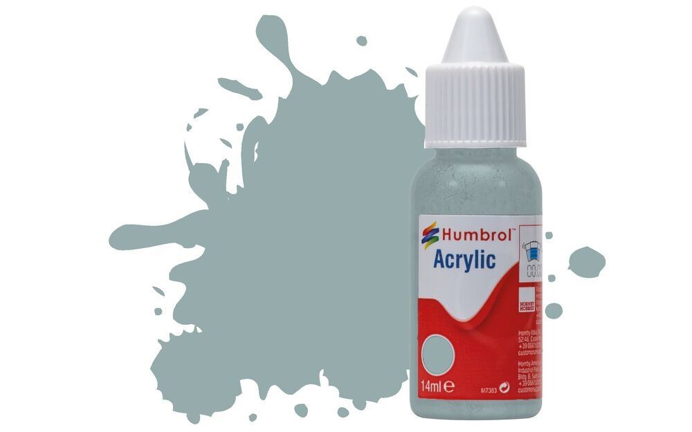 Humbrol DB0248 Acrylic Paint 248 RLM 78 Himmelblau Matt 14ml Dropper Bottle
